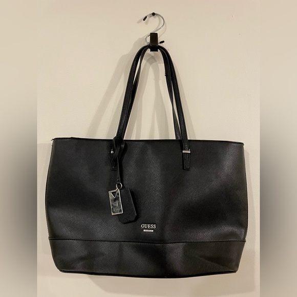 Black GUESS Tote Bag - Picture 1 of 4